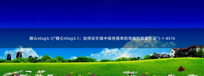 糖心vlog老版下载：糖心vlog3.1(\